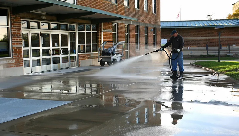 Schools Pressure Washing Hero